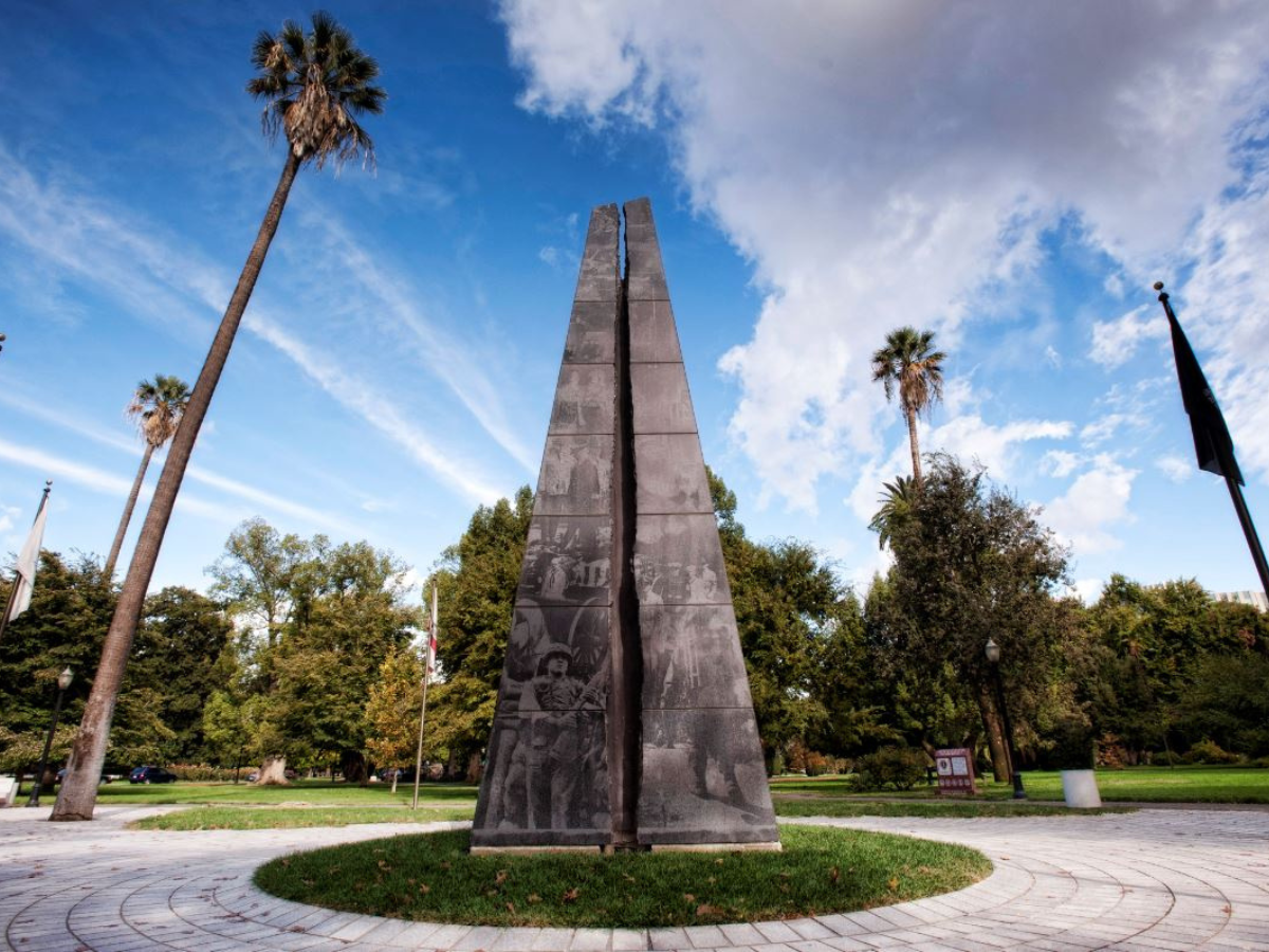 California state capitol park veterans memorial