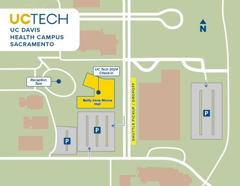 Map of UC Davis Health campus