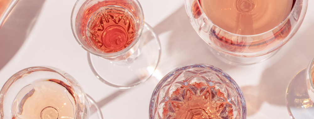 aerial wine glass photo