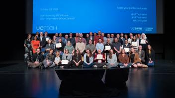 Group photo of all UC Tech Award winners.