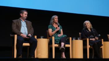 CISO Allison Henry speaking at the CISO panel.