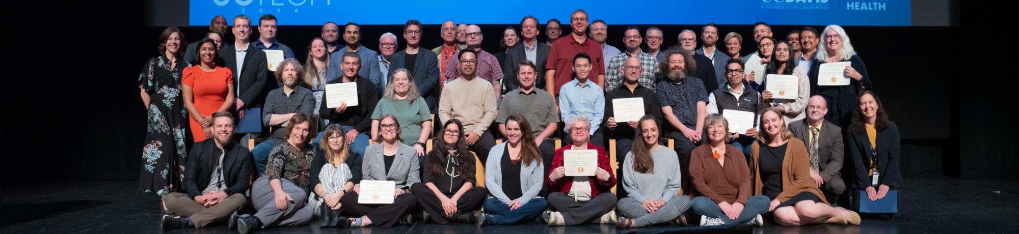Group photo of all UC Tech Award winners.